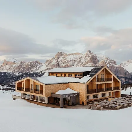 Rifugio Alpino Pralongia بيت خشبي